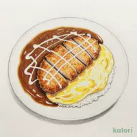 とろとろ卵のオムカツカレー