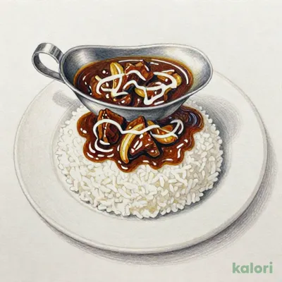 牛肉と玉ねぎのカレー