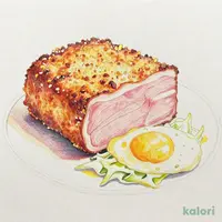 厚切りハムカツ