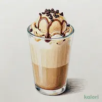 栗とアールグレイのショコラミルクティーフロート