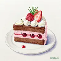 苺とラズベリーのショートケーキ