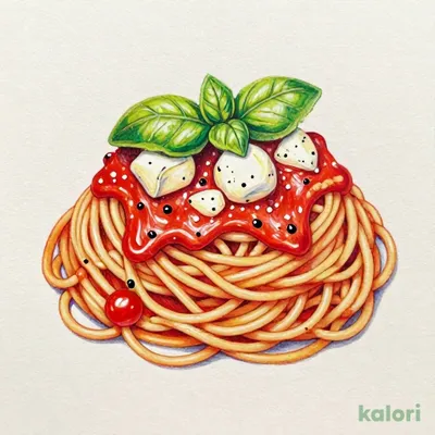 オーガニックトマトとモッツァレラチーズのトマトソースパスタ