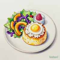 New Year Plate: Snow Crab and Soft-Boiled Egg Cheese Doria