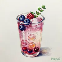 「ルーヴル美術館展　ルネサンス」コラボレーション​ 葡萄とベリーのジュレッティーソーダ