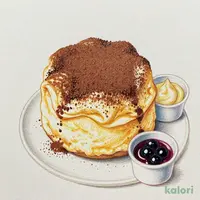焦がしバターのスフレ　栗とヘーゼルナッツ