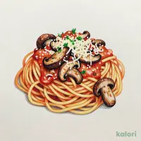 舞茸とイタリア産パルメザンチーズのボロネーゼ