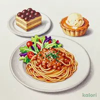 選べるパスタとアフタヌーンティーのセット(マロン)