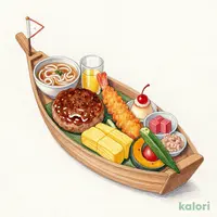 お子様舟盛りランチ　藍屋丸キッズ