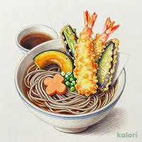 ≪上≫海老天ぷらそば(温)