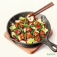 《国産》牛もつの陶板焼き