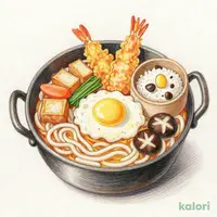 【藍屋特製】鍋焼きうどんとほっこり栗ときのこのせいろ蒸し御飯