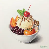柿と栗の秋色パフェ