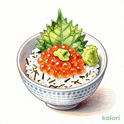 Small Ikura Rice Bowl