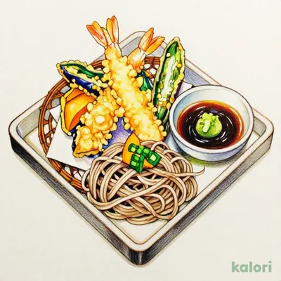 Ebi Tempura Seiro Soba