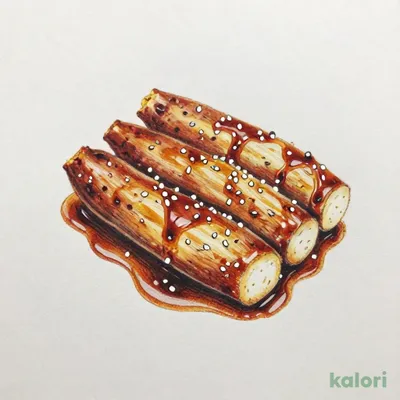丸ごぼうの甘辛煮