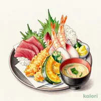 刺身天ぷら御膳