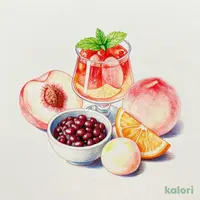 Peach Dessert Trio
