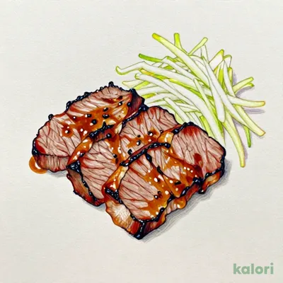 Miso-Grilled Beef Tongue, 4 pcs