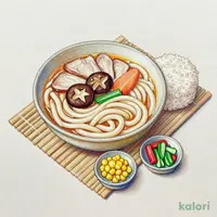 豚肉つけ汁稲庭うどん定食