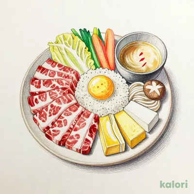 黒毛和牛のすき鍋御膳