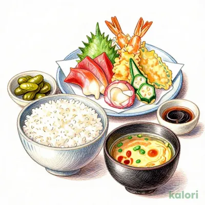 Select Sashimi and Tempura Set