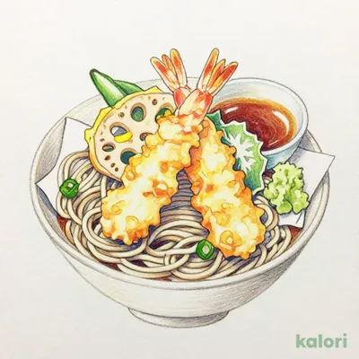 海老天せいろそば［冷］