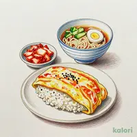 天津飯ランチ