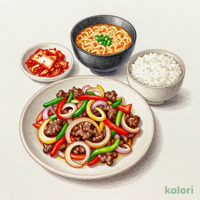 Beef Kalbi & Mini Ramen Set