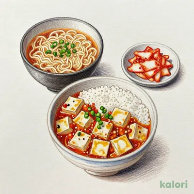 Mapo Tofu Rice Bowl Lunch Set