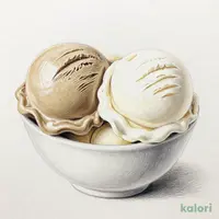 二色アイス（ほうじ茶×バニラ）