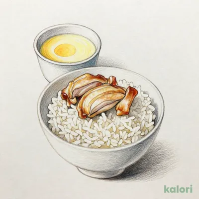名古屋コーチン丼　茶碗蒸し付