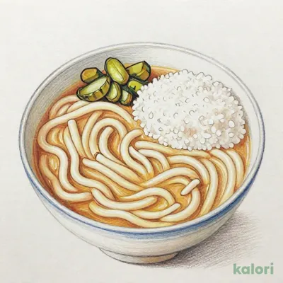 カレーうどん定食