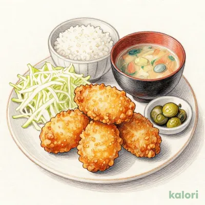 広島産『カキフライ御膳』