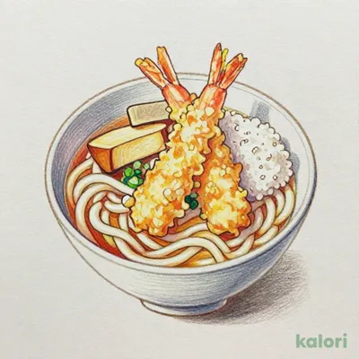 おこさまえびてんうどんセット
