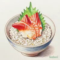 ご当地サーモンと愛媛県産真鯛『贅沢海鮮丼の漁師膳』