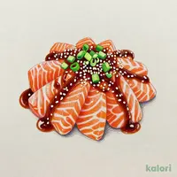 ご当地サーモンの『サーモンユッケ』