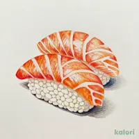 Salmon Nigiri Sushi, 2 pcs