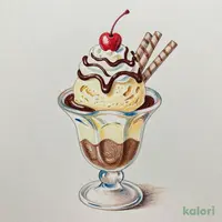 Chocolate Vanilla Sundae