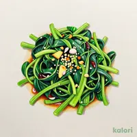 フレッシュ小松菜の青菜炒め