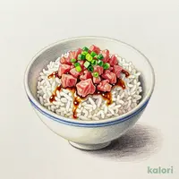 ミニまぐろたたき丼