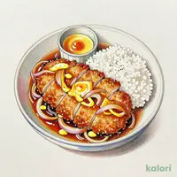 三元豚のやわらかかつ重　茶碗蒸し付