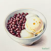 冷やしクリームぜんざい