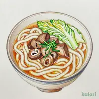 国産牛もつ鍋うどん（白）