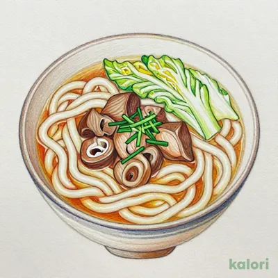 Domestic Beef Offal Hot Pot Udon (White)