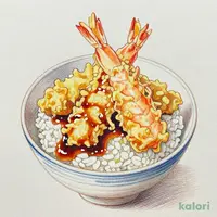 大海老天丼ランチ