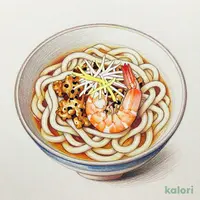 桜海老の大判かき揚げ天おろしうどん