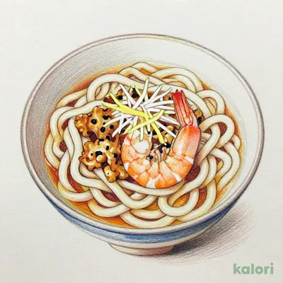 Sakura Shrimp Large Kakiage Tempura with Grated Daikon Udon