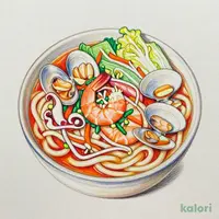 Spicy Seafood Champon Udon