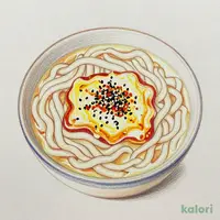 玉子とじ『白胡麻担々うどん』(2辛・3辛)