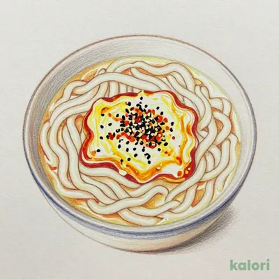 Egg-Drop White Sesame Tantan Udon